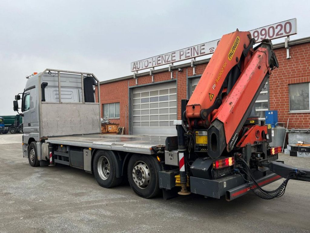 Mercedes-Benz Actros 2541 Pritsche Heckkran Palfinger PK 34002 - Kamion me karroceri të hapur, Kamion me vinç: foto 3 Mercedes-Benz Actros 2541 Pritsche Heckkran Palfinger PK 34002 - Kamion me karroceri të hapur, Kamion me vinç: foto 3