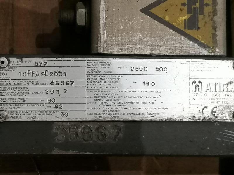 Atib TDL 577 - Pirunë për Pajisje për trajtimin e materialeve: foto 5 Atib TDL 577 - Pirunë për Pajisje për trajtimin e materialeve: foto 5