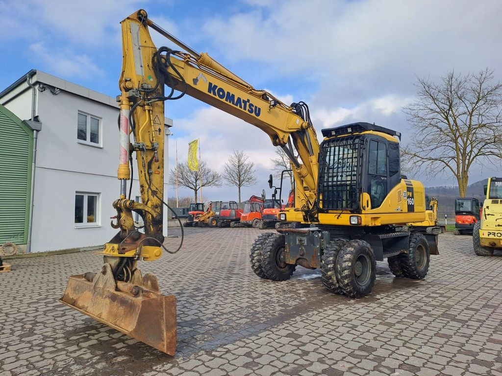 Komatsu PW 160-7, Bj 07, 7050 BH, hydr. VA, MS10, GLV - Ekskavator me goma: foto 1 Komatsu PW 160-7, Bj 07, 7050 BH, hydr. VA, MS10, GLV - Ekskavator me goma: foto 1