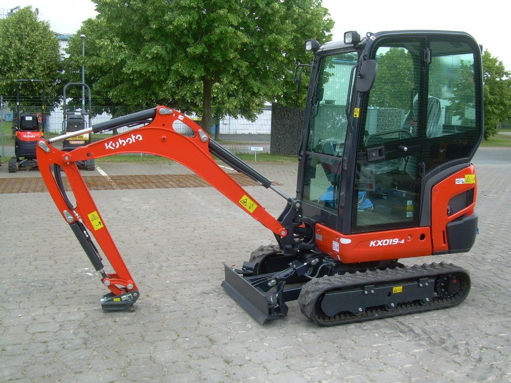 Kubota KX 019-4, BJ 23, 3 BH, Kabine, SW MS01 - Miniekskavator: foto 1 Kubota KX 019-4, BJ 23, 3 BH, Kabine, SW MS01 - Miniekskavator: foto 1
