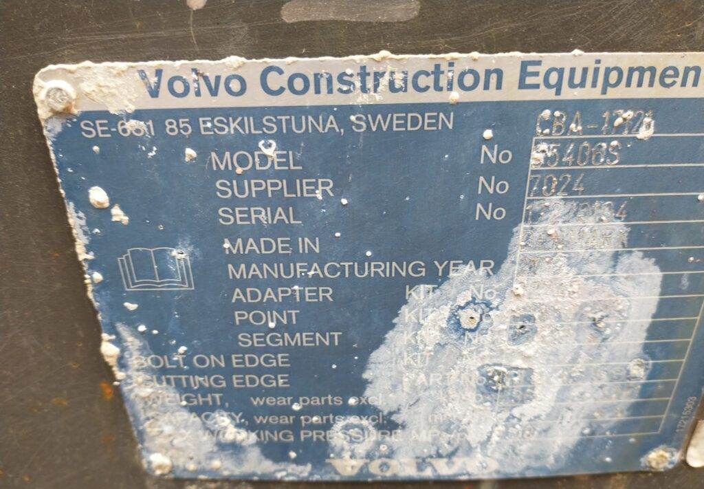 Volvo Breitspitzschaufel - Kovë fadrome për Makineri ndërtimi: foto 5 Volvo Breitspitzschaufel - Kovë fadrome për Makineri ndërtimi: foto 5