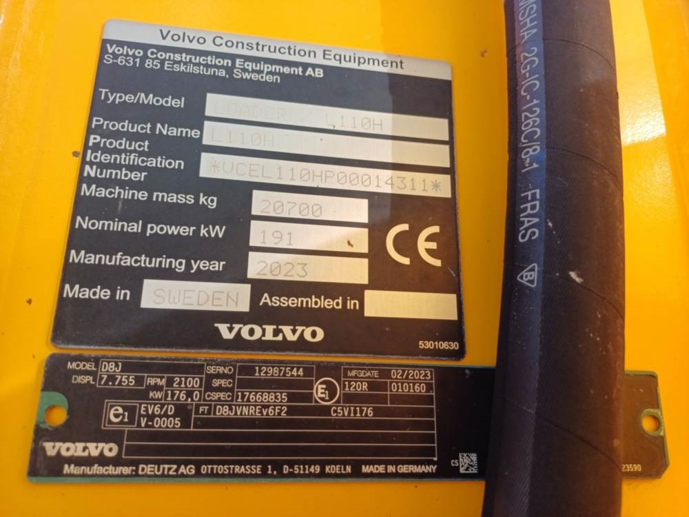 Fadrom me goma Volvo L110H: foto 15