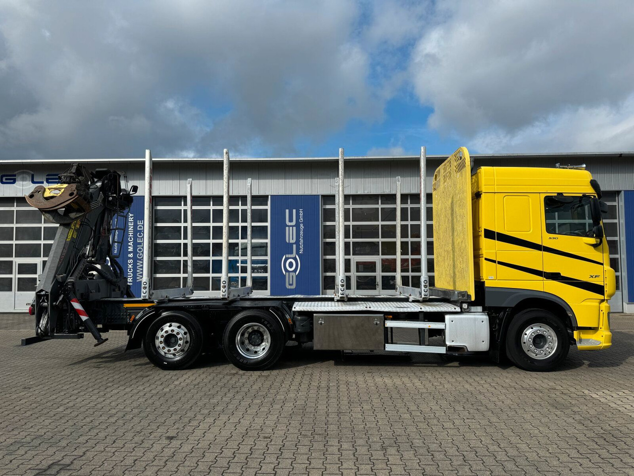 DAF XF 530 6x2 Holztransport Kran PENZ 15Z9.50 *Anh. - Kamion për transport druri, Kamion me vinç: foto 4 DAF XF 530 6x2 Holztransport Kran PENZ 15Z9.50 *Anh. - Kamion për transport druri, Kamion me vinç: foto 4