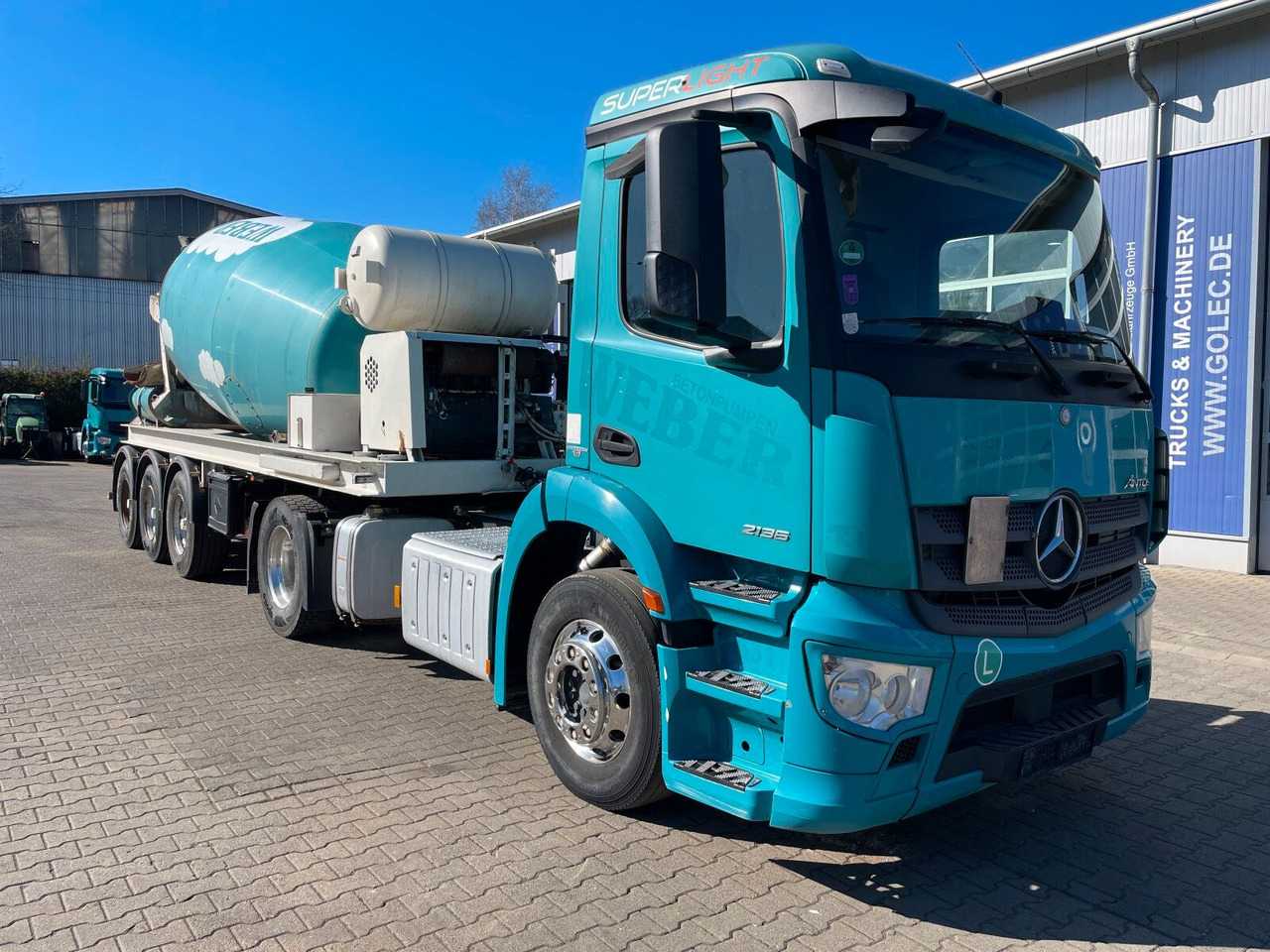 Mercedes-Benz Antos 2136 4x2 SZM Retarder Kipphyd. *Betonaufl. - Gjysmë-kamion: foto 1 Mercedes-Benz Antos 2136 4x2 SZM Retarder Kipphyd. *Betonaufl. - Gjysmë-kamion: foto 1