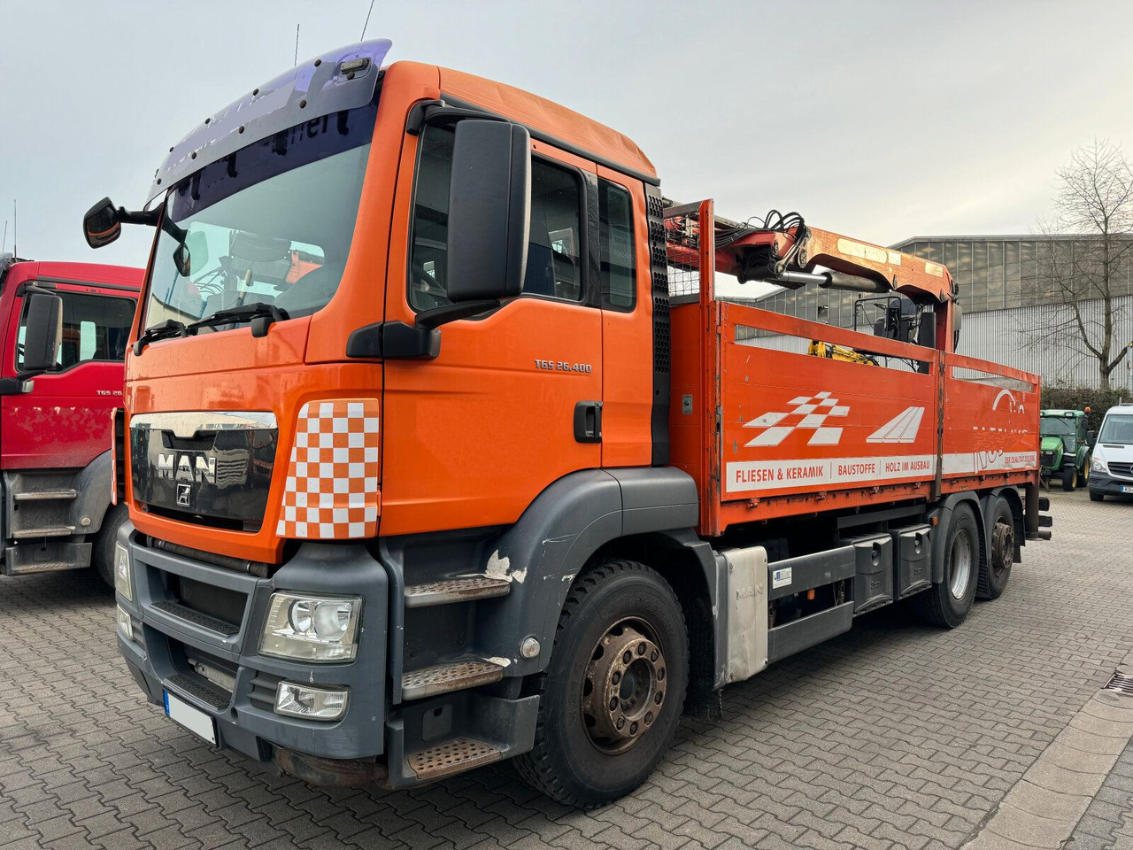 MAN TGS 26.400 6x2 Pritsche Kran Palfinger PK 18001L - Kamion me karroceri të hapur, Kamion me vinç: foto 2 MAN TGS 26.400 6x2 Pritsche Kran Palfinger PK 18001L - Kamion me karroceri të hapur, Kamion me vinç: foto 2