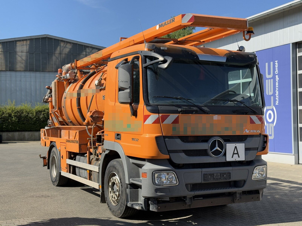 Mercedes-Benz ACTROS 1832 L Kanalreiniger MÜLLER 10.000 L - Kamion me vakuum: foto 1 Mercedes-Benz ACTROS 1832 L Kanalreiniger MÜLLER 10.000 L - Kamion me vakuum: foto 1