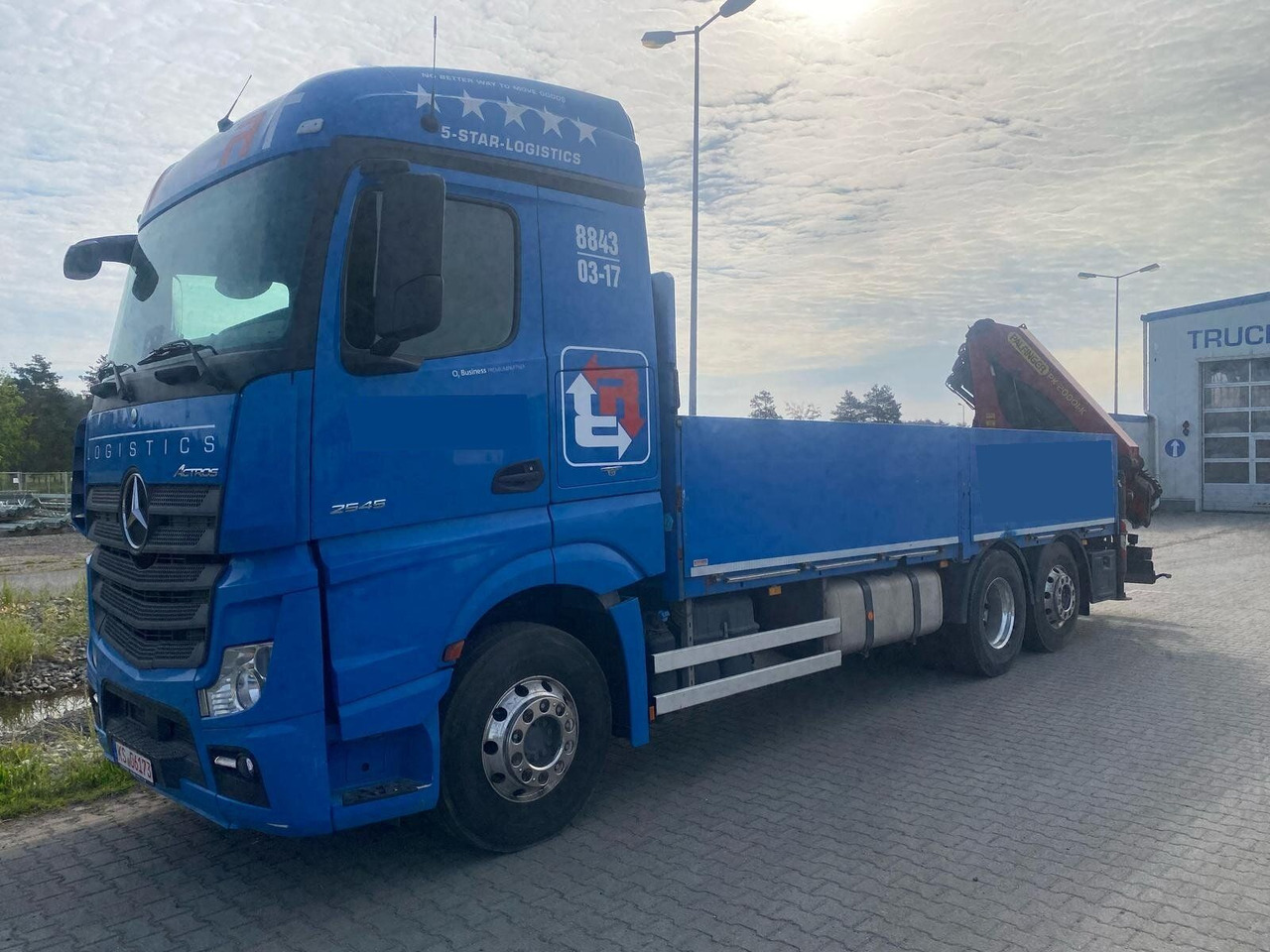 Mercedes-Benz ACTROS 2545 6x2 Pritsch Kran Palfinger PK20001 - Kamion me vinç: foto 1 Mercedes-Benz ACTROS 2545 6x2 Pritsch Kran Palfinger PK20001 - Kamion me vinç: foto 1