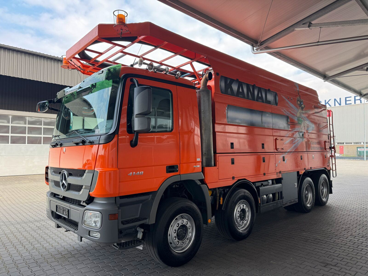 Mercedes-Benz ACTROS 4148 8x4 Kanalreiniger & Wasserrückgewinn - Kamion me vakuum: foto 2 Mercedes-Benz ACTROS 4148 8x4 Kanalreiniger & Wasserrückgewinn - Kamion me vakuum: foto 2
