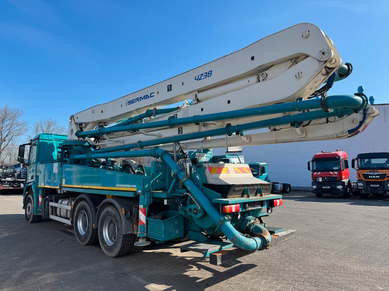 Mercedes-Benz AROCS 2836 6x4 Euro 6 Betonpumpe SERMAC 4Z38 - Pompë betoni: foto 5 Mercedes-Benz AROCS 2836 6x4 Euro 6 Betonpumpe SERMAC 4Z38 - Pompë betoni: foto 5