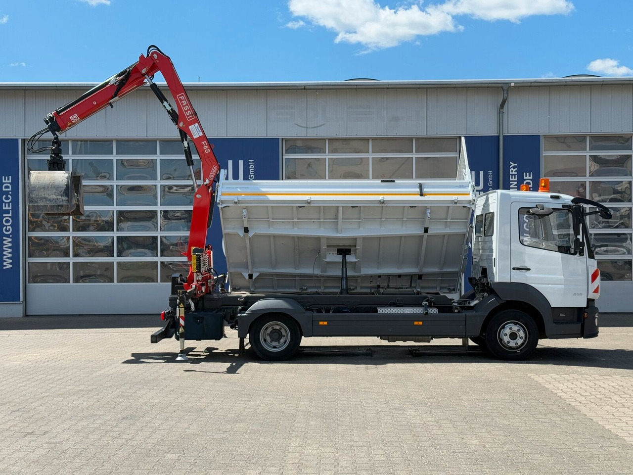 Mercedes-Benz ATEGO 818 4x2 Euro 6 Kipper Kran FASSI F65B.0.22 - Kamioncine vetëshkarkuese: foto 4 Mercedes-Benz ATEGO 818 4x2 Euro 6 Kipper Kran FASSI F65B.0.22 - Kamioncine vetëshkarkuese: foto 4
