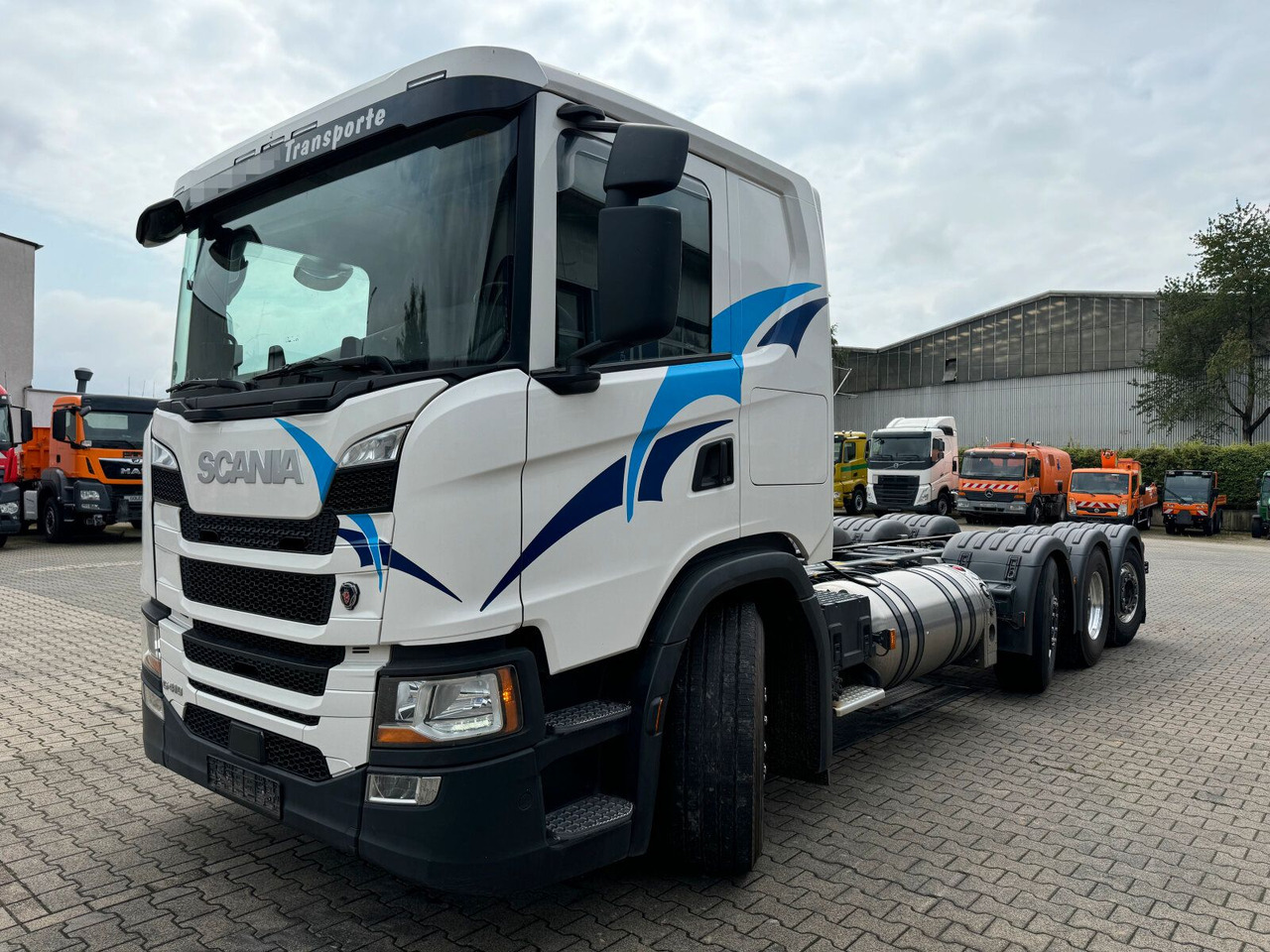 Scania G 410 B8x2*6 NB LNG Fahrgestell Nebenantrieb - Autobot, Kamion me vinç: foto 3 Scania G 410 B8x2*6 NB LNG Fahrgestell Nebenantrieb - Autobot, Kamion me vinç: foto 3
