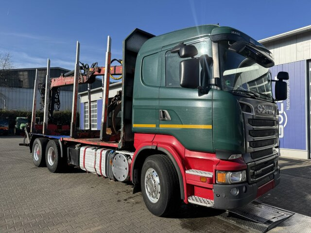 Scania R560 6x4 Holztransport Kran LOGLIFT HIAB 140S79R - Kamion për transport druri, Kamion me vinç: foto 1 Scania R560 6x4 Holztransport Kran LOGLIFT HIAB 140S79R - Kamion për transport druri, Kamion me vinç: foto 1