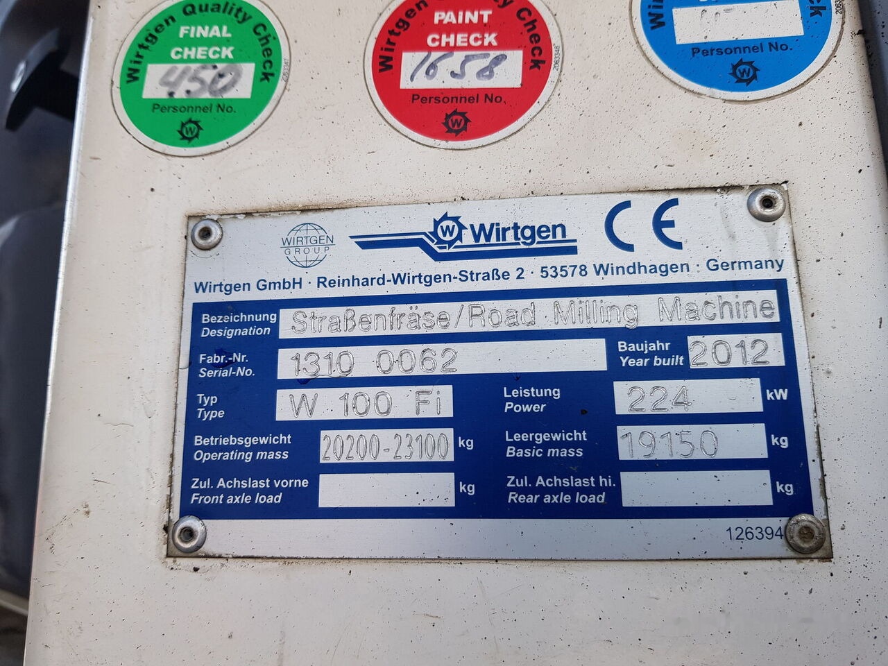 Wirtgen w100Fi - Frezë asfalti: foto 5 Wirtgen w100Fi - Frezë asfalti: foto 5