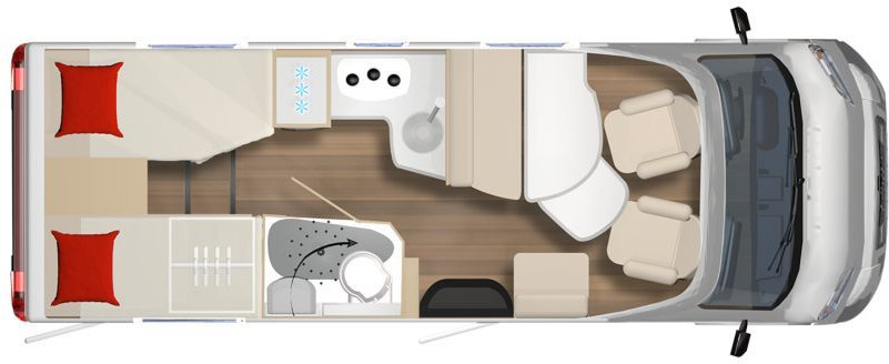 Bürstner B66 690 TD Funktionsdoppelboden - Kamper gjysmë i integruar: foto 2 Bürstner B66 690 TD Funktionsdoppelboden - Kamper gjysmë i integruar: foto 2