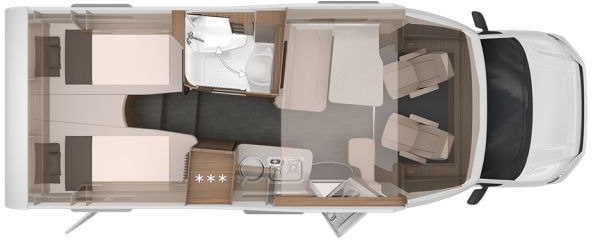 Knaus VAN WAVE 640 MEG VANSATION 163 PS/Schalter/4 Per - Kamper gjysmë i integruar: foto 2 Knaus VAN WAVE 640 MEG VANSATION 163 PS/Schalter/4 Per - Kamper gjysmë i integruar: foto 2