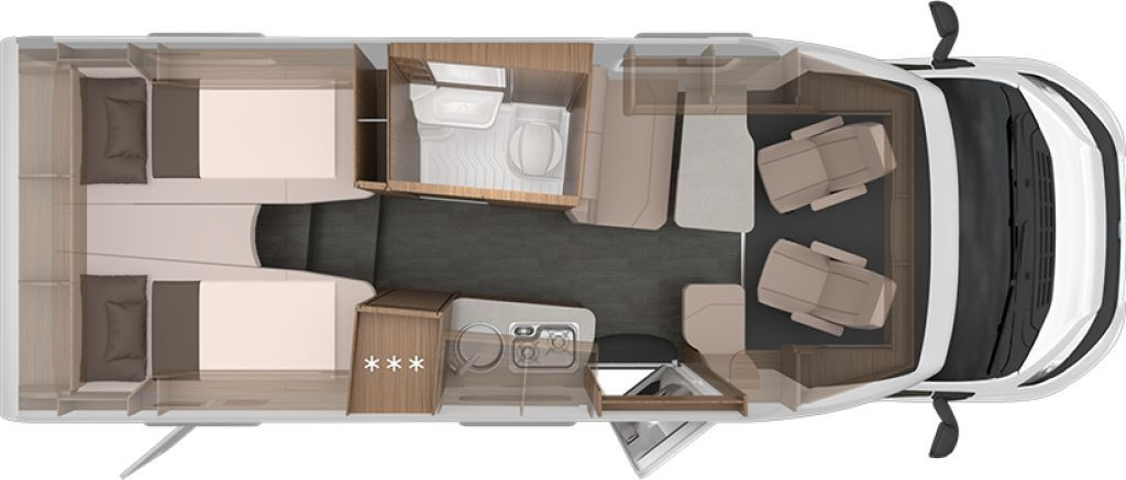 Knaus Van TI 650 MEG VANSATION Automatik - Kamper gjysmë i integruar: foto 2 Knaus Van TI 650 MEG VANSATION Automatik - Kamper gjysmë i integruar: foto 2