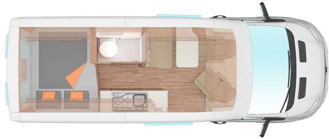 Weinsberg CaraBus 600 MQ Automatik/170PS - Furgon kampingu: foto 2 Weinsberg CaraBus 600 MQ Automatik/170PS - Furgon kampingu: foto 2
