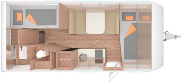 Weinsberg CaraCito 500 QDK Leichter Hagel Dach - Rulot: foto 2 Weinsberg CaraCito 500 QDK Leichter Hagel Dach - Rulot: foto 2