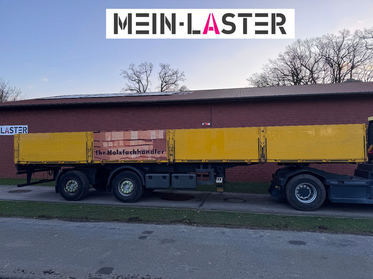 Ackermann Baustoffpritsche 11.5-13 m Lenkachse NL 19t - Gjysmë rimorkio e hapur/ Platformë: foto 3 Ackermann Baustoffpritsche 11.5-13 m Lenkachse NL 19t - Gjysmë rimorkio e hapur/ Platformë: foto 3