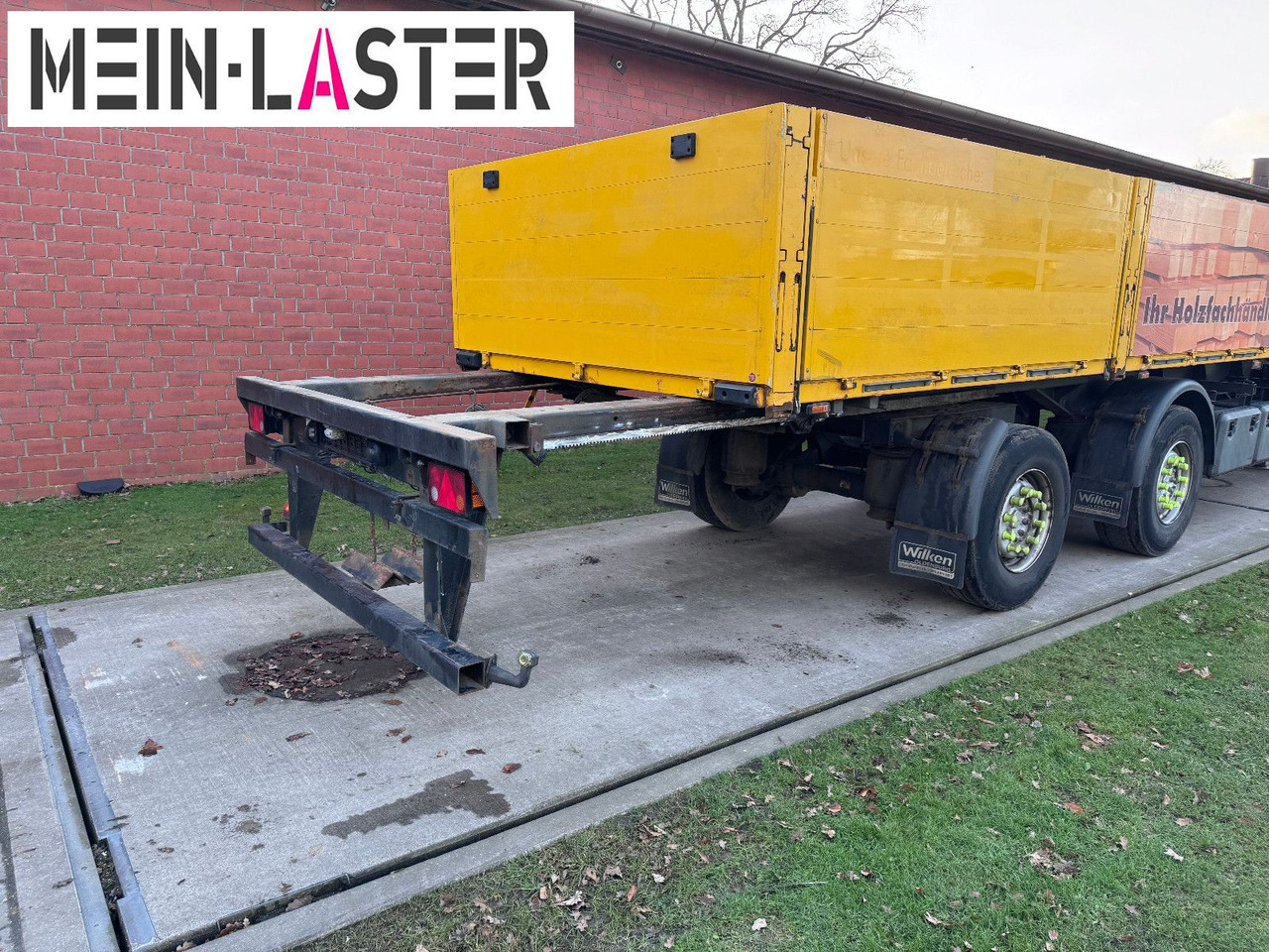 Ackermann Baustoffpritsche 11.5-13 m Lenkachse NL 19t - Gjysmë rimorkio e hapur/ Platformë: foto 2 Ackermann Baustoffpritsche 11.5-13 m Lenkachse NL 19t - Gjysmë rimorkio e hapur/ Platformë: foto 2