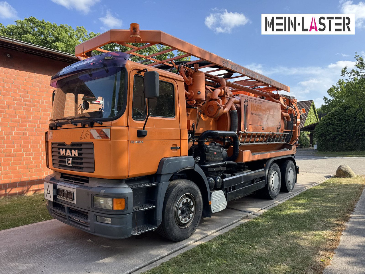 Kamion me vakuum MAN FE 410 Assmann Saug HD Spüler Recycling +  FB.: foto 9 Kamion me vakuum MAN FE 410 Assmann Saug HD Spüler Recycling +  FB.: foto 9