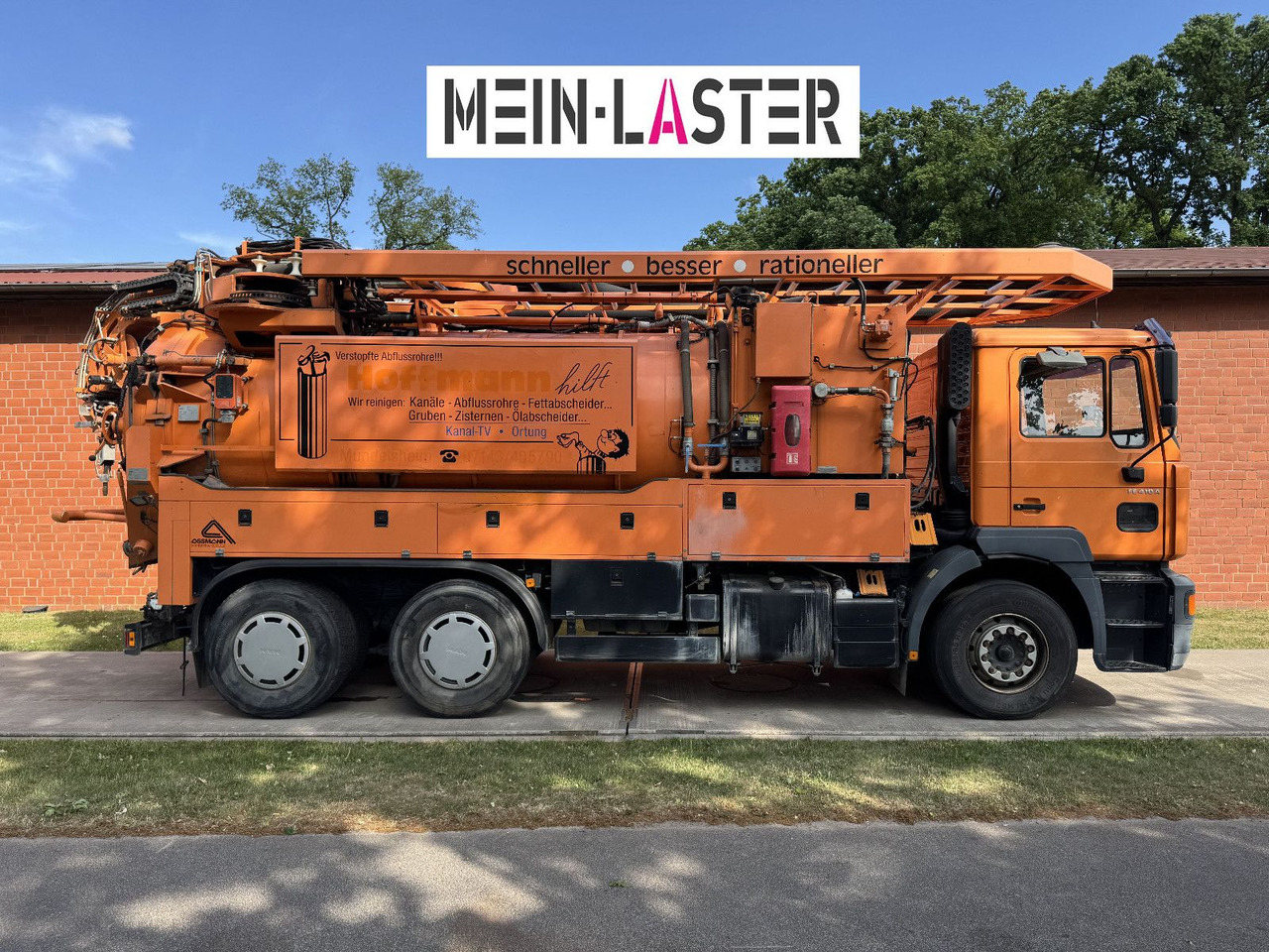 MAN FE 410 Assmann Saug HD Spüler Recycling + FB. - Kamion me vakuum: foto 3 MAN FE 410 Assmann Saug HD Spüler Recycling + FB. - Kamion me vakuum: foto 3