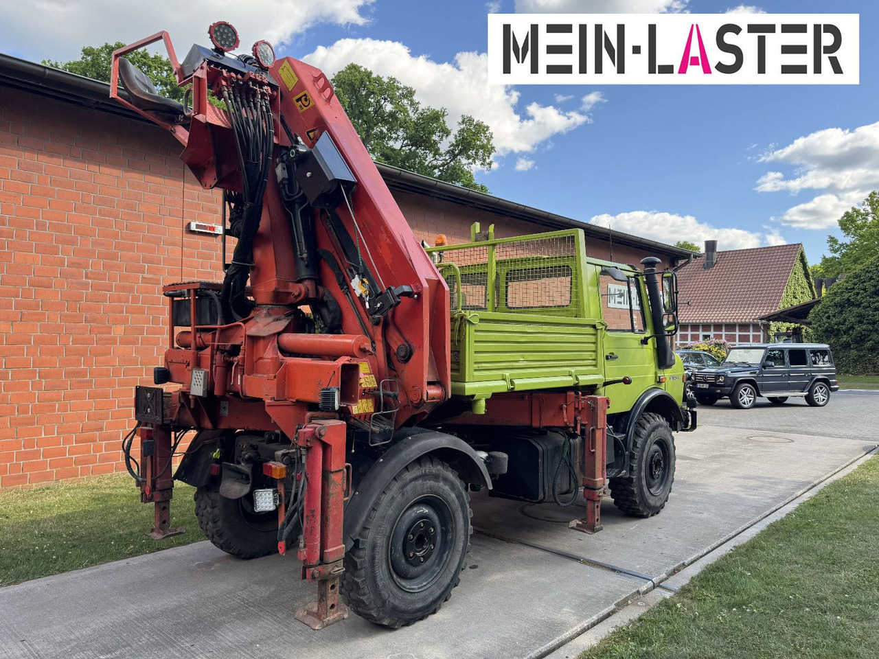 Unimog U 1650 PK 10500 Kran 15 m max. 3,9 t Seilwinde - Kamion me vinç: foto 4 Unimog U 1650 PK 10500 Kran 15 m max. 3,9 t Seilwinde - Kamion me vinç: foto 4