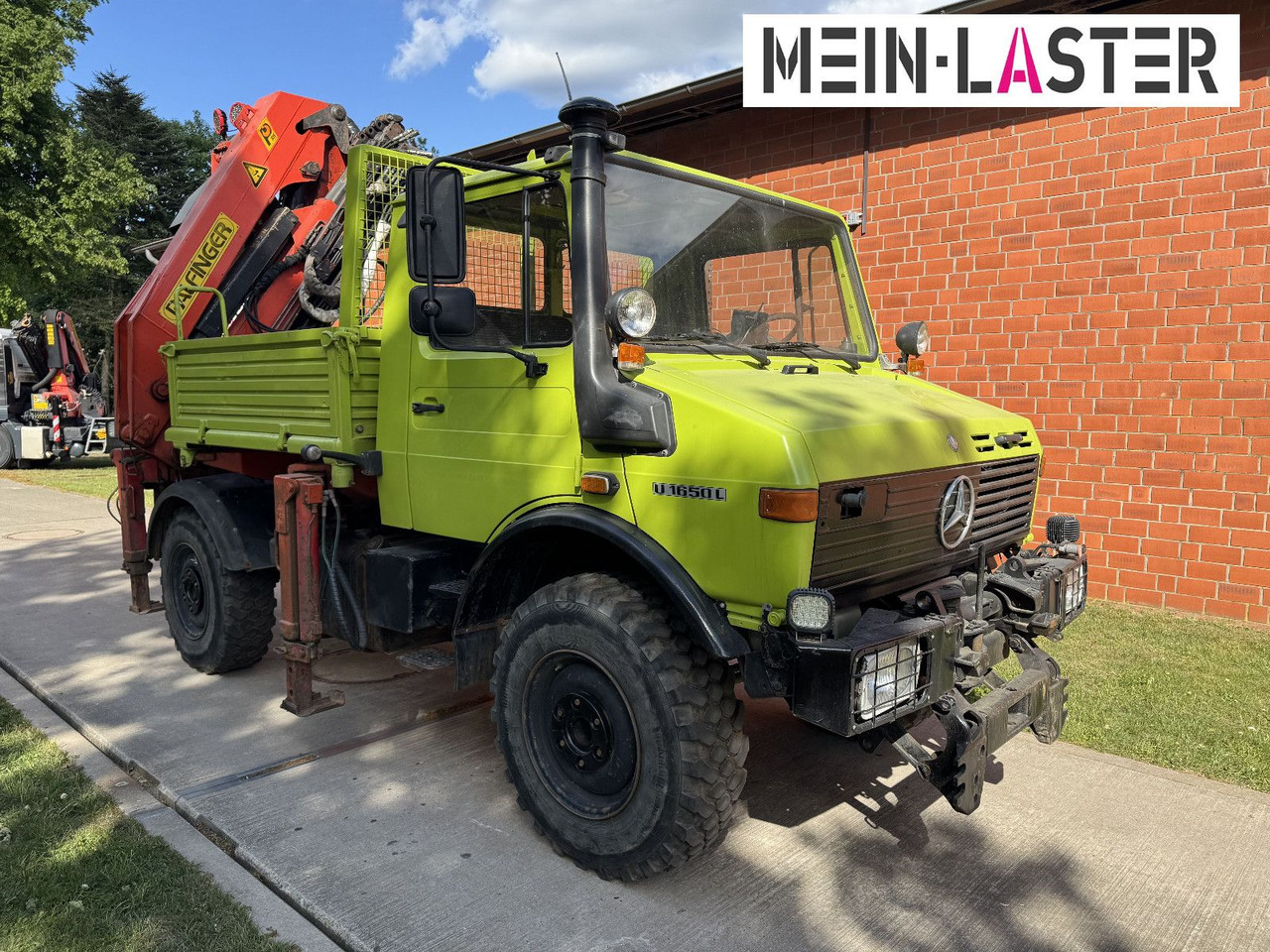 Unimog U 1650 PK 10500 Kran 15 m max. 3,9 t Seilwinde - Kamion me vinç: foto 3 Unimog U 1650 PK 10500 Kran 15 m max. 3,9 t Seilwinde - Kamion me vinç: foto 3
