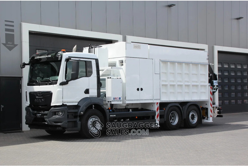 MAN TGS 26.510 6X2-4 MTS DINO 8 SAUGBAGGER - Kamion me vakuum: foto 1 MAN TGS 26.510 6X2-4 MTS DINO 8 SAUGBAGGER - Kamion me vakuum: foto 1