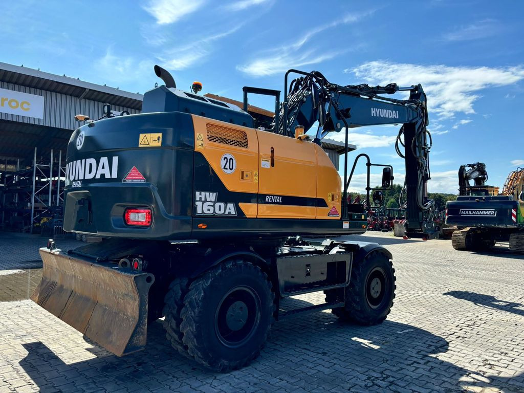 Hyundai HW160A - Ekskavator me goma: foto 3 Hyundai HW160A - Ekskavator me goma: foto 3