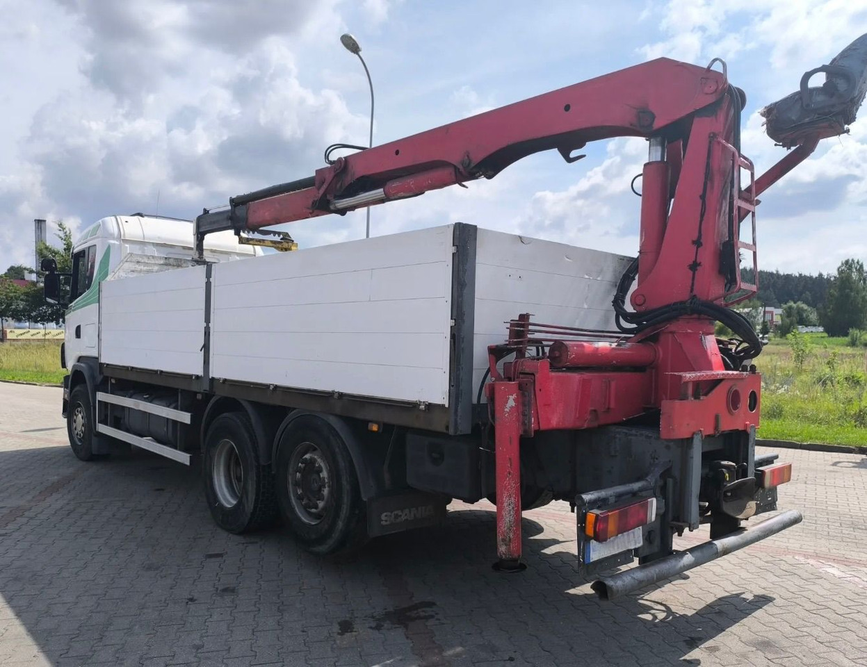 SCANIA 144.460 - Kamion me karroceri të hapur, Kamion me vinç: foto 5 SCANIA 144.460 - Kamion me karroceri të hapur, Kamion me vinç: foto 5