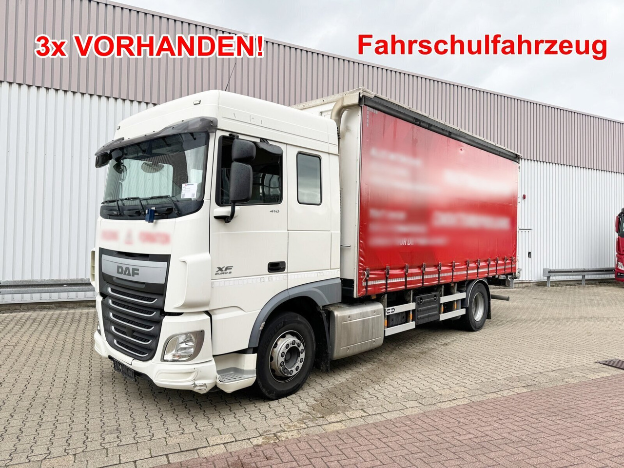 DAF XF 410 FA 4x2 XF 410 FA 4x2, Fahrschule, 2x AHK, 6 Sitze - Kamion me karroceri të hapur: foto 1 DAF XF 410 FA 4x2 XF 410 FA 4x2, Fahrschule, 2x AHK, 6 Sitze - Kamion me karroceri të hapur: foto 1