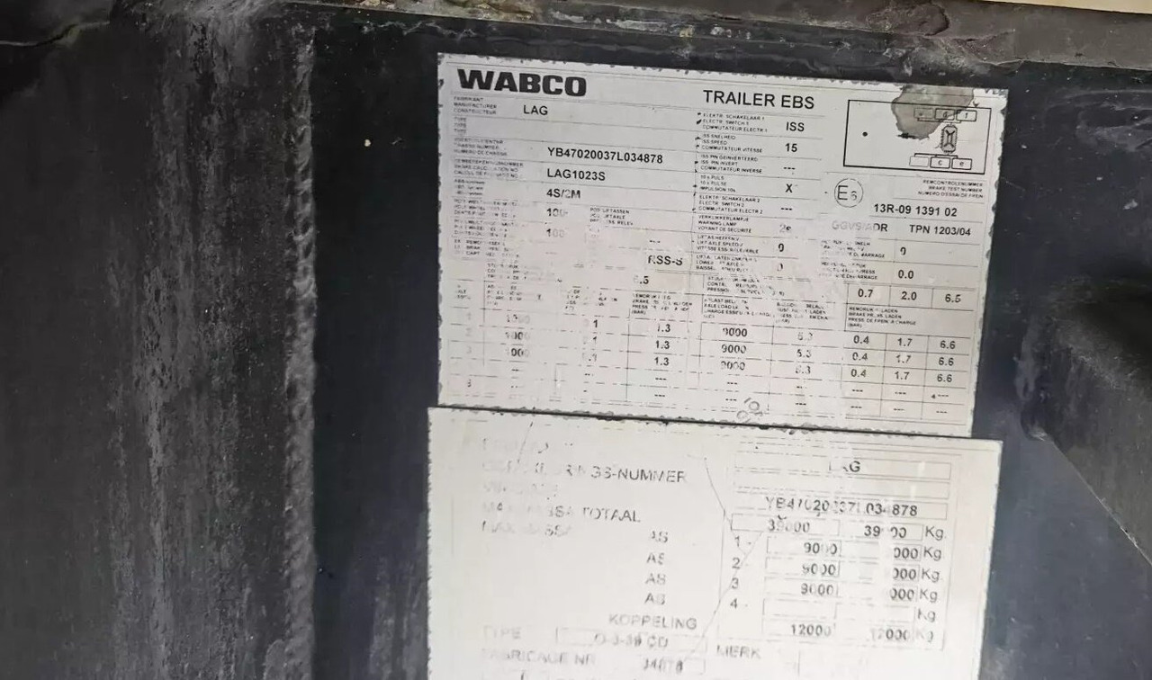 Lag 0-3-39 CD Containerchassis 0-3-39 CD Containerchassis, 20ft und 30ft, ADR - Gjysmë rimorkio: foto 3 Lag 0-3-39 CD Containerchassis 0-3-39 CD Containerchassis, 20ft und 30ft, ADR - Gjysmë rimorkio: foto 3