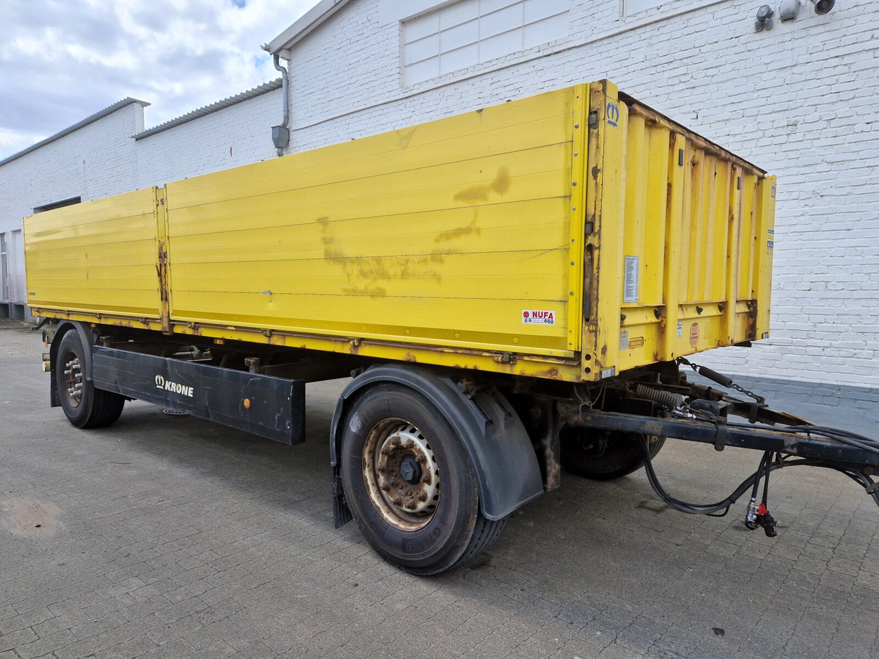 Krone AZP 18 AZP 18 Baustoffanhänger, 5x VORHANDEN! - Rimorkio e hapur/ Platformë: foto 1 Krone AZP 18 AZP 18 Baustoffanhänger, 5x VORHANDEN! - Rimorkio e hapur/ Platformë: foto 1