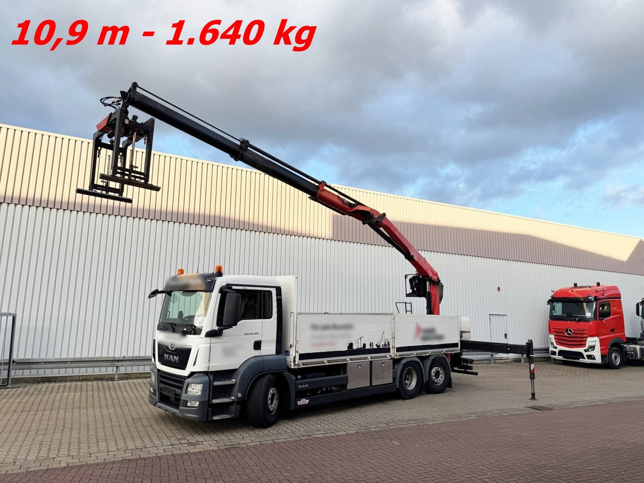 MAN TGS 26.420 6x2-4 LL TGS 26.420 6x2-4 LL, Navi, Lenk-/Liftachse, Heckkran Palfinger PK20.501L TEC - Kamion me vinç, Kamion me karroceri të hapur: foto 1 MAN TGS 26.420 6x2-4 LL TGS 26.420 6x2-4 LL, Navi, Lenk-/Liftachse, Heckkran Palfinger PK20.501L TEC - Kamion me vinç, Kamion me karroceri të hapur: foto 1
