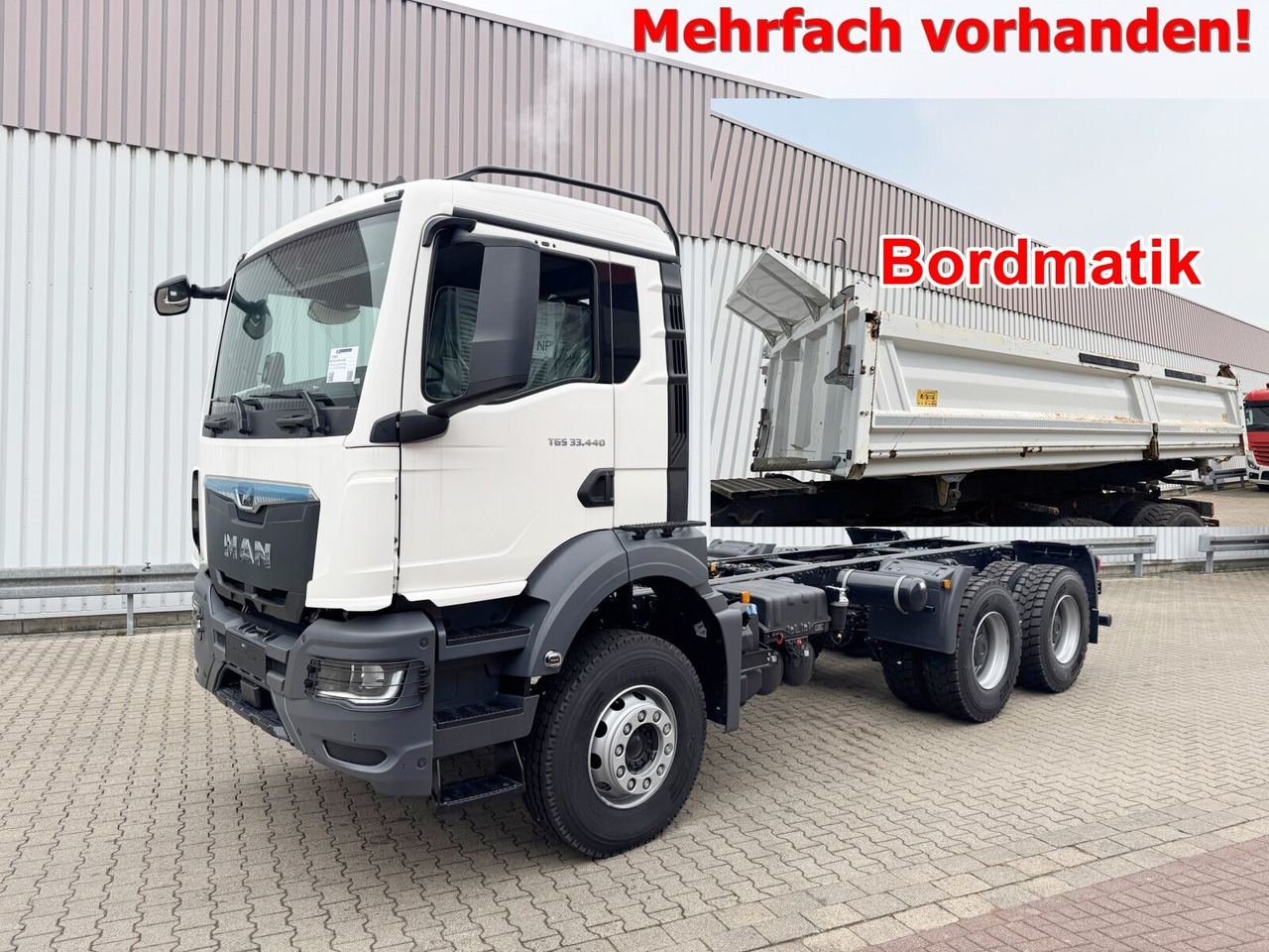 MAN TGS 33.440 6x4 BB TGS 33.440 6x4 BB, Bordmatik, mehrfach vorhanden! - Kamion vetëshkarkues: foto 1 MAN TGS 33.440 6x4 BB TGS 33.440 6x4 BB, Bordmatik, mehrfach vorhanden! - Kamion vetëshkarkues: foto 1