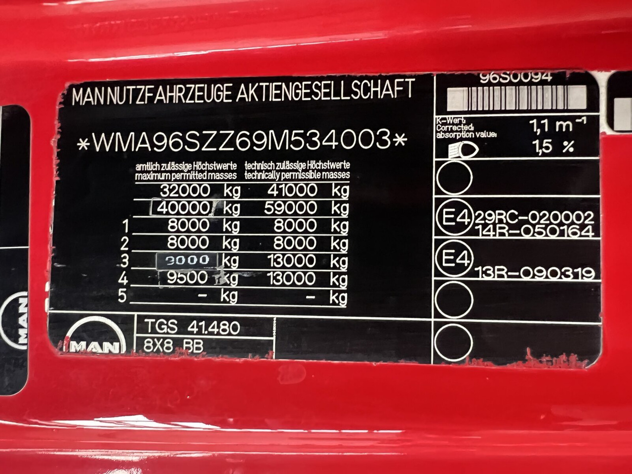 MAN TGS 41.480 8X8 BB TGS 41.480 8X8 BB, Motorabtrieb - Kamion vetëngarkues: foto 5 MAN TGS 41.480 8X8 BB TGS 41.480 8X8 BB, Motorabtrieb - Kamion vetëngarkues: foto 5