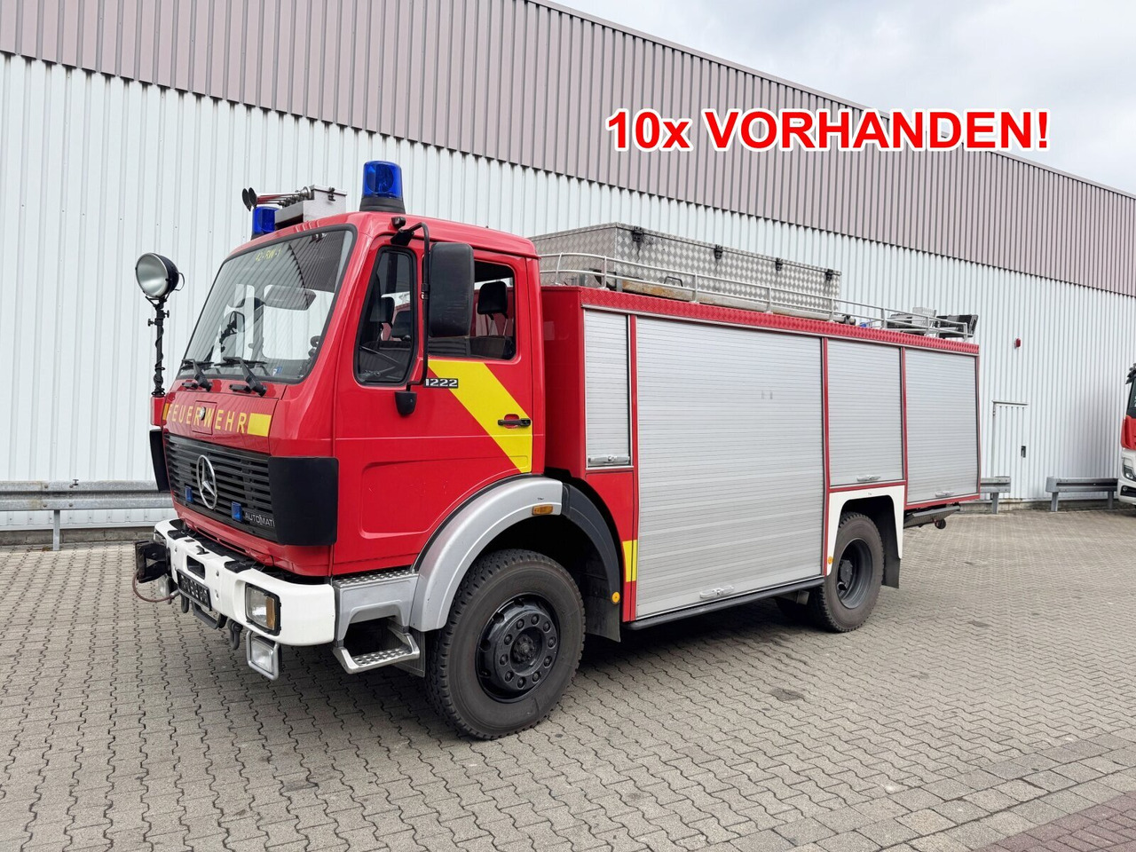 Mercedes-Benz 1222 AF 4x4 Rüstwagen RW 2 1222 AF 4x4, Rüstwagen RW 2, Seilwinde - Ambulancë: foto 1 Mercedes-Benz 1222 AF 4x4 Rüstwagen RW 2 1222 AF 4x4, Rüstwagen RW 2, Seilwinde - Ambulancë: foto 1