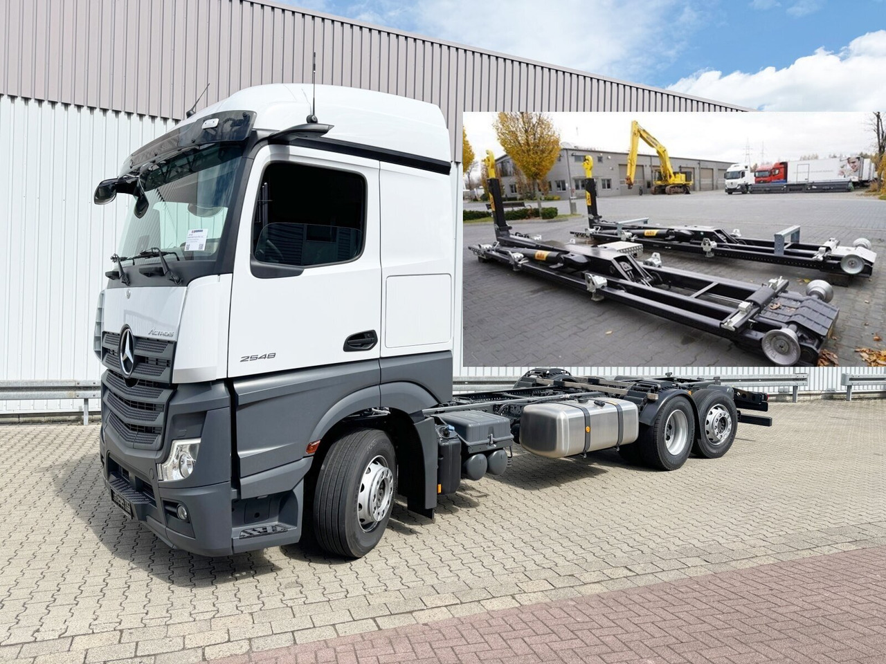 Mercedes-Benz Actros 2548 L 6x2 Actros 2548 L 6x2, Retarder, Lenk-/Liftachse, Navi, MirrorCam, MultimediaCockpit - Kamion vetëngarkues: foto 1 Mercedes-Benz Actros 2548 L 6x2 Actros 2548 L 6x2, Retarder, Lenk-/Liftachse, Navi, MirrorCam, MultimediaCockpit - Kamion vetëngarkues: foto 1
