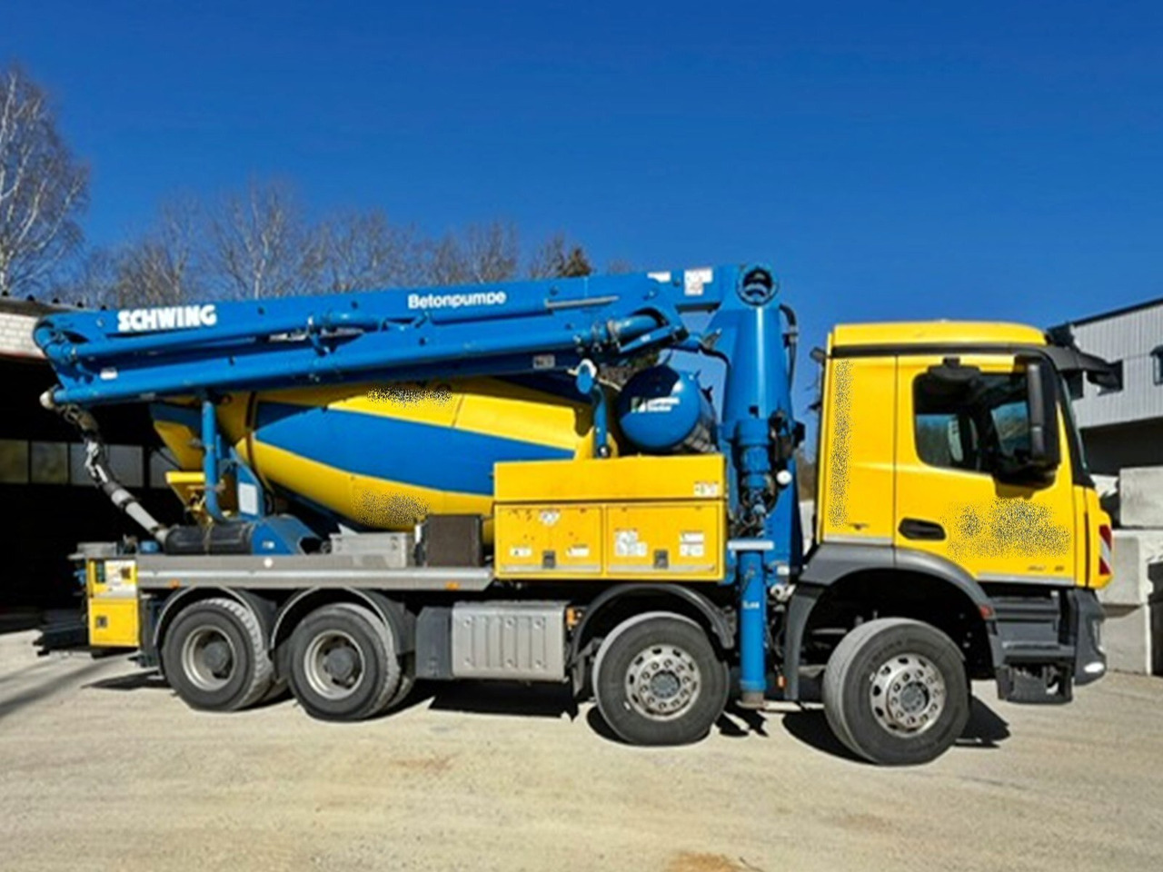 Mercedes-Benz Arocs 3246 B 8x4 Stetter Mischer 7m³, Pumpe 25m Arocs 3246 B 8x4 Stetter Mischer 7m³, Pumpe 25m - Autobetoniere: foto 1 Mercedes-Benz Arocs 3246 B 8x4 Stetter Mischer 7m³, Pumpe 25m Arocs 3246 B 8x4 Stetter Mischer 7m³, Pumpe 25m - Autobetoniere: foto 1