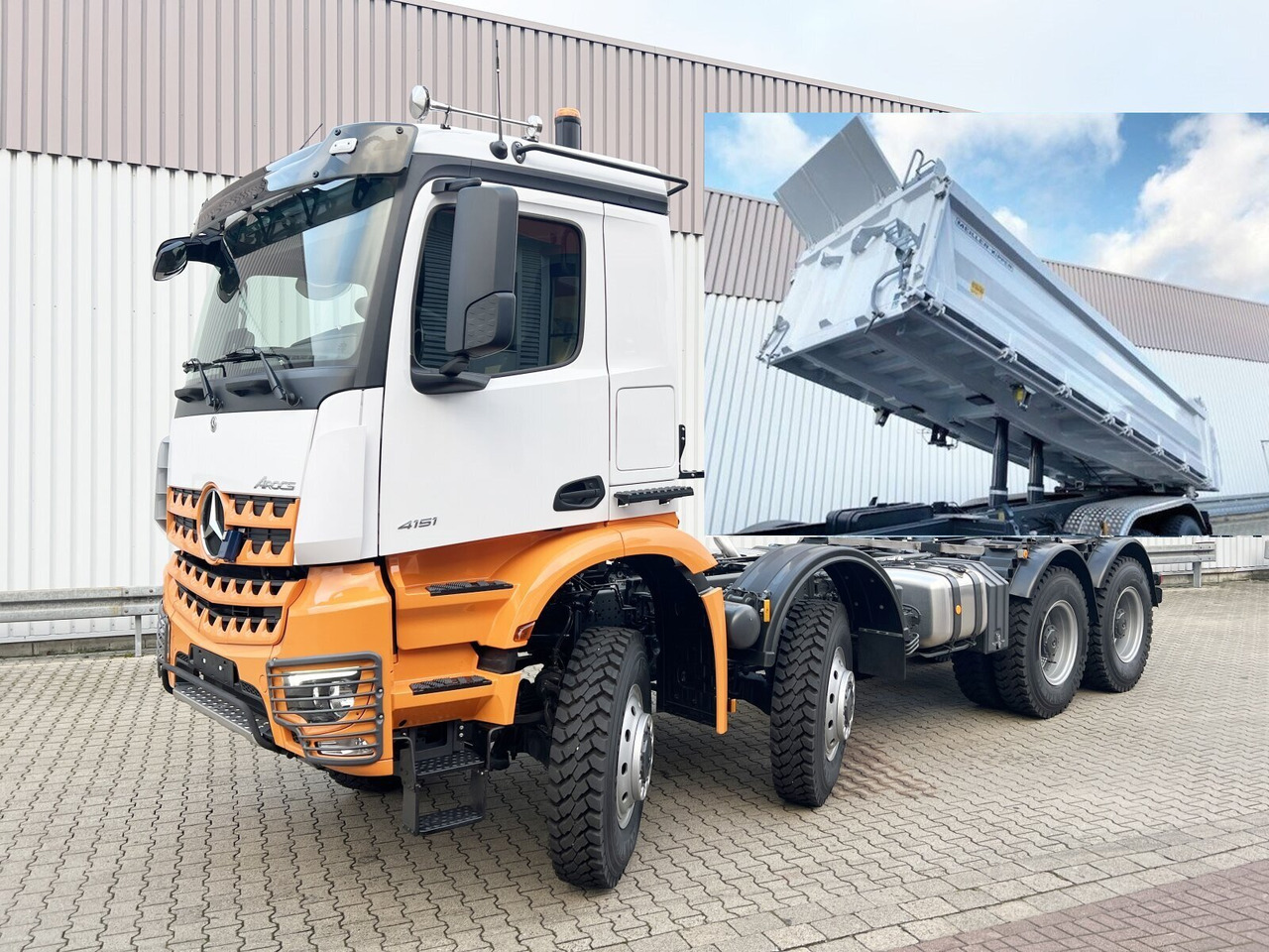 Mercedes-Benz Arocs 4151 AK 8x8/4 Arocs 4151 AK 8x8/4, Grounder - Kamion vetëshkarkues: foto 1 Mercedes-Benz Arocs 4151 AK 8x8/4 Arocs 4151 AK 8x8/4, Grounder - Kamion vetëshkarkues: foto 1