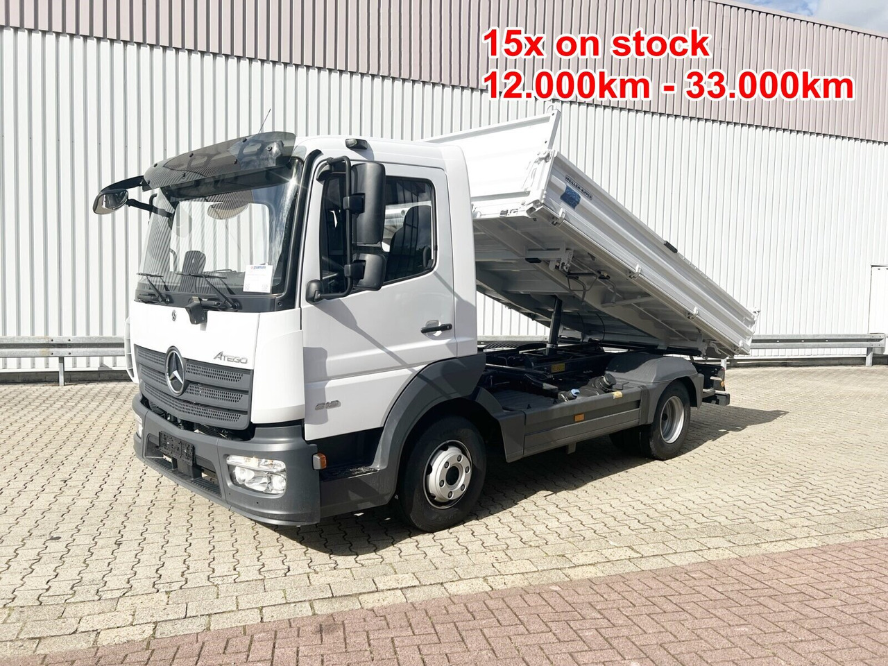 Mercedes-Benz Atego 818 K 4x2 Atego 818 K 4x2, 2x AHK, Meiller-Kipper, mehrfach Vorhanden! - Kamion vetëshkarkues: foto 1 Mercedes-Benz Atego 818 K 4x2 Atego 818 K 4x2, 2x AHK, Meiller-Kipper, mehrfach Vorhanden! - Kamion vetëshkarkues: foto 1