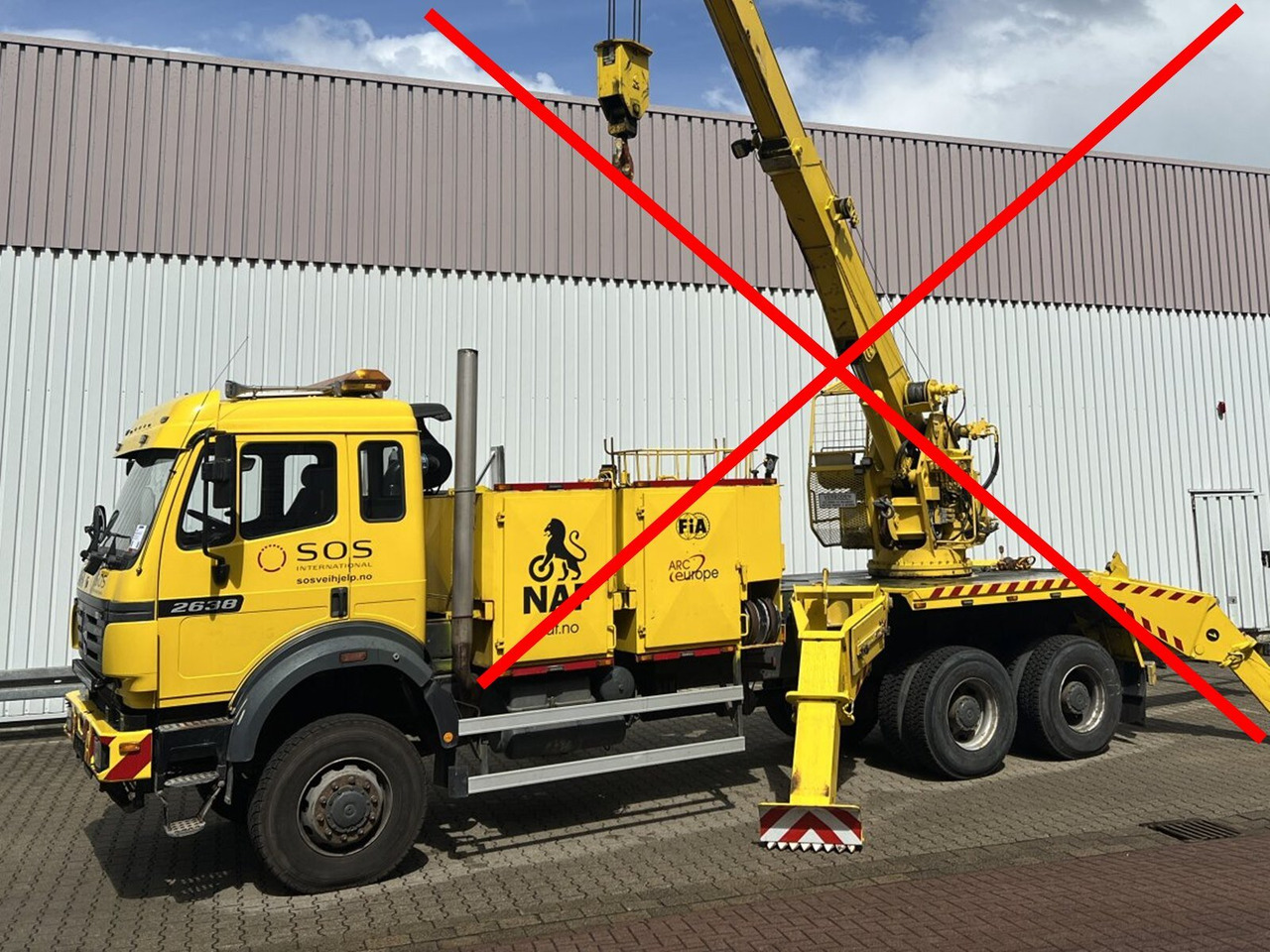 Mercedes-Benz SK II 2638/44 A 6x6 SK II 2638/44 A 6x6, V8, Retarder - Kamion kabinë-shasi: foto 1 Mercedes-Benz SK II 2638/44 A 6x6 SK II 2638/44 A 6x6, V8, Retarder - Kamion kabinë-shasi: foto 1