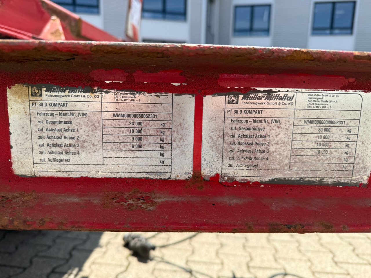 PT 30,0 Kompakt PT 30,0 Kompakt, verbr. auf 3m - Rimorkio me plan ngarkimi të ulët: foto 4 PT 30,0 Kompakt PT 30,0 Kompakt, verbr. auf 3m - Rimorkio me plan ngarkimi të ulët: foto 4