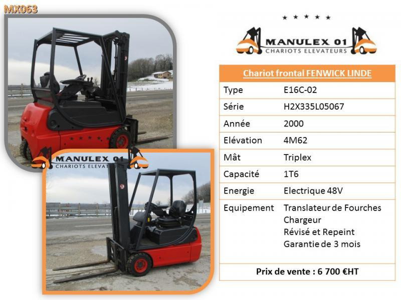 Fenwick E16C-02 - Pirun elektrik: foto 4 Fenwick E16C-02 - Pirun elektrik: foto 4