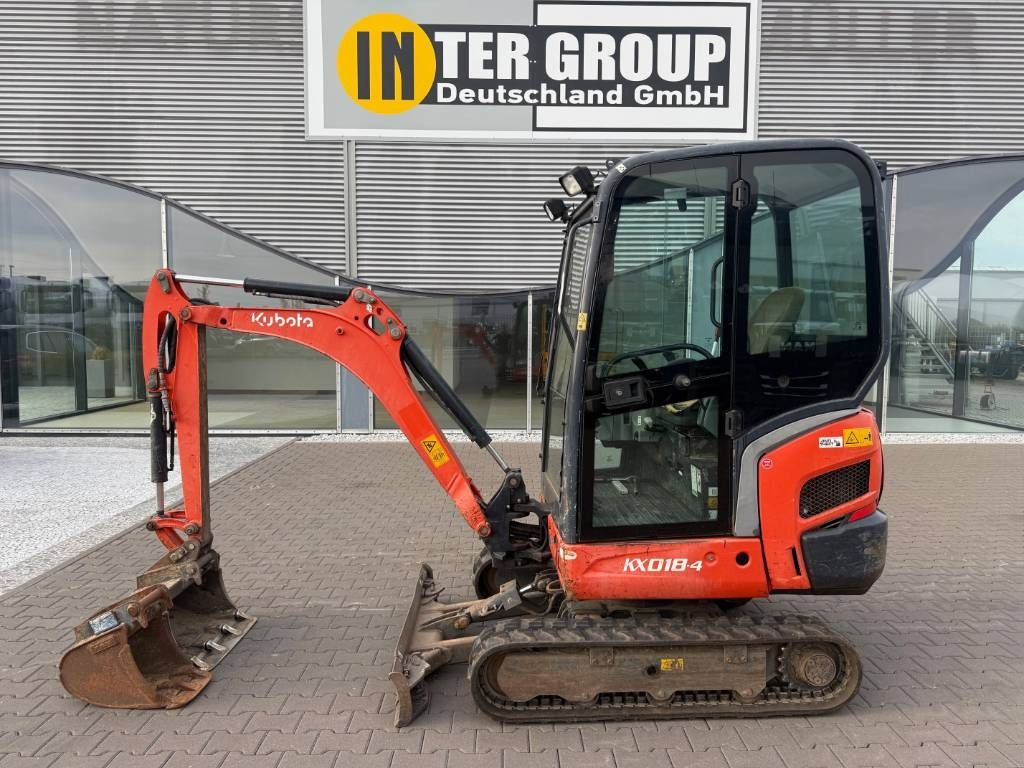 Kubota KX 018-4 - Miniekskavator: foto 1 Kubota KX 018-4 - Miniekskavator: foto 1