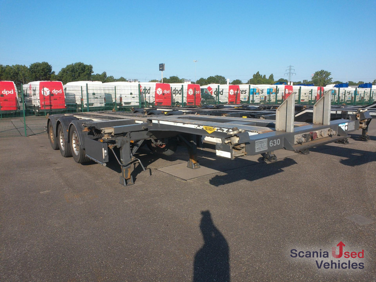 BROSHUIS Container Chassis 20-40-45 Fuss Lift - Transportjer kontejnerësh/ Gjysmë rimorkio me karroceri të çmontueshme: foto 1 BROSHUIS Container Chassis 20-40-45 Fuss Lift - Transportjer kontejnerësh/ Gjysmë rimorkio me karroceri të çmontueshme: foto 1