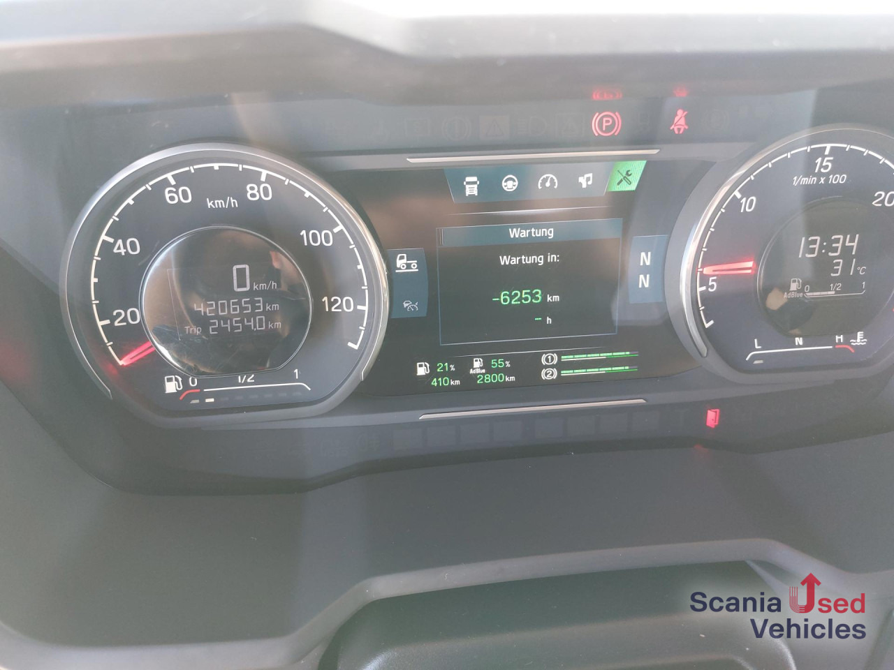 SCANIA R 450 A4x2EB DAB Standklima Mega Jumbo Volumen - Gjysmë-kamion: foto 5 SCANIA R 450 A4x2EB DAB Standklima Mega Jumbo Volumen - Gjysmë-kamion: foto 5