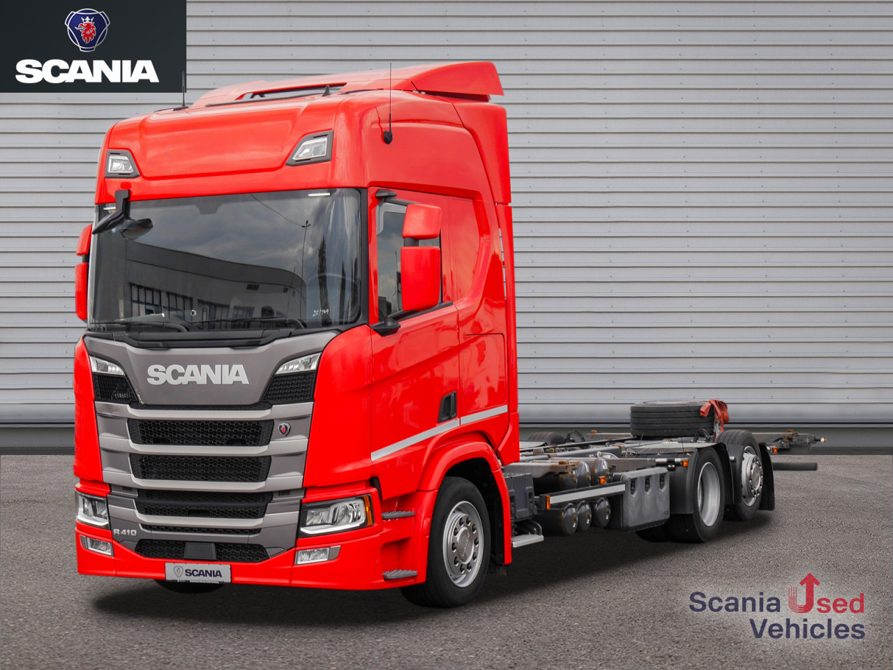 SCANIA R 410 B6x2*4LB Jumbo, Lenkachse, Standklima - Transportjer kontejnerësh/ Kamion me karroceri të çmontueshme: foto 1 SCANIA R 410 B6x2*4LB Jumbo, Lenkachse, Standklima - Transportjer kontejnerësh/ Kamion me karroceri të çmontueshme: foto 1