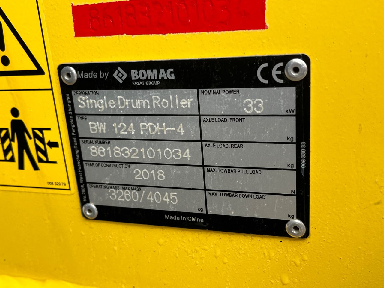 BOMAG Walzenzug BW 124 PDH-4 Planierschild 100 Bstd. - Ngjeshës: foto 5 BOMAG Walzenzug BW 124 PDH-4 Planierschild 100 Bstd. - Ngjeshës: foto 5